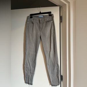 7 for all mankind gray high waist skinny size 28